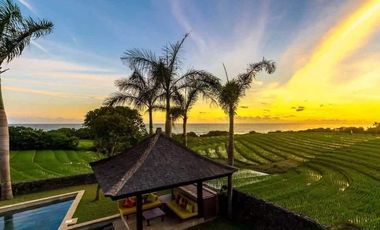 Dijual Villa Mewah View Laut Dan Hamparan Sawah Daerah Tabanan