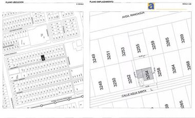 Casa en Venta en Pje. Agua Santa con El Aguila - SBIF 19467 Condiciones especiales de financiamiento Banco Santander