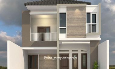 Rumah cantik 2 lantai murah dan elegan di Gentan area
