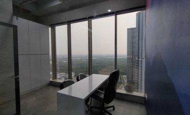 Disewakan office gold coast siap pakai full furnish ready stock