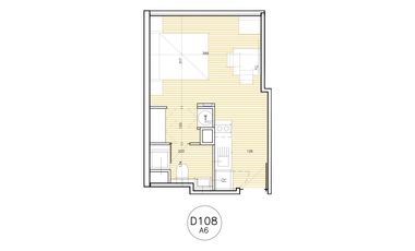 VENTA Departamentos nuevos Estudio con terraza, Metro Conchalí