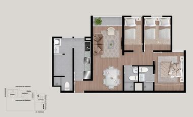 DPTO. 4 DORM. EN CERCADO / CUENTA CON BONO VERDE