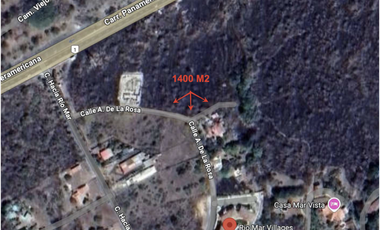 TERRENO / SAN CARLOS / RIO MAR / 1400M / CERCA PLAYA / PLANO JC