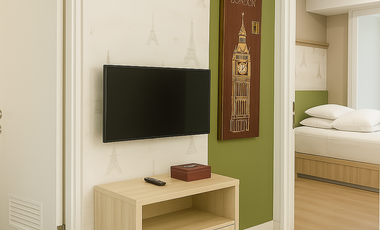 disewakan unit 1KT ada ruang tamu apartemen parahyangan residence ciumbuleuit bandung