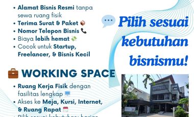 VIRTUAL OFFICE RENTAL IN CENTRAL JAKARTA - PRICE 2 MILLION PER YEAR