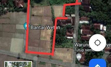 Dijual tanah SHM pekarangan di Sentolo cocok untuk pabrik perumahan