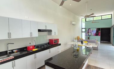 Casa de una planta en privada en VENTA, Conkal.