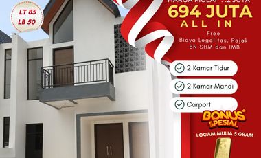 Dijual rumah 2 lantai di Cipadung Cibiru kota bandung dkt ah Nasution