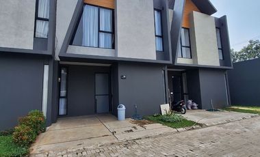 Jual Rumah 2 lantai model estetik modern dekat stasiun rawa buntu
