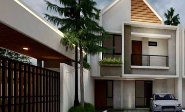 dijual rumah 2 lantai tanpa dp