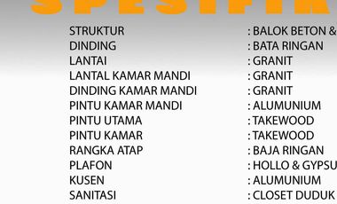 dijual rumah 2 lantai tanpa dp