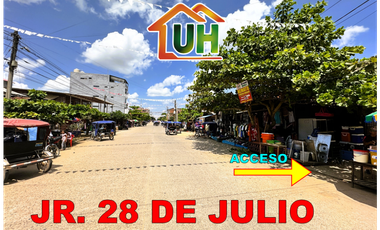 00670 - VENDO TERRENO LOTE INTERIOR PUCALLPA-ZONA COMERCIAL-AT 108 M2
