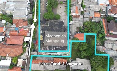 BISA BUAT RESTO CAFE & PADEL, SEWA TANAH DI MAMPANG PRAPATAN