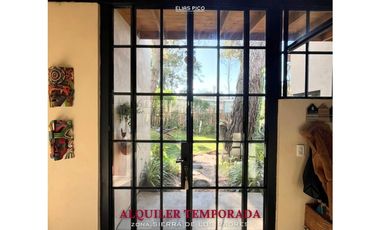 ALQUILER TEMPORADA Casa 4 amb con piscina en Sierra de Los Padres