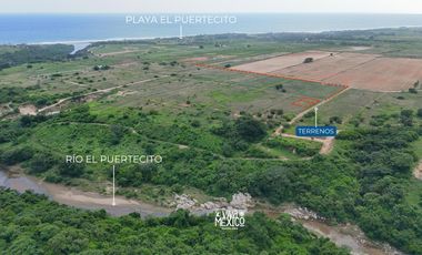 TERRENO DE INVERSIÓN EN PLAYA EL PUERTECITO, PUERTO ESCONDIDO, OAXACA