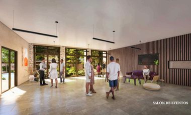 VILLA DE 3 RECÁMARAS CON TERRAZA. PLAYA DEL CARMEN. CASA CLUB, PADEL, GYM, ALBERCA.