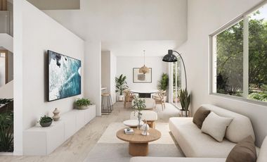 VILLA DE 3 RECÁMARAS CON TERRAZA. PLAYA DEL CARMEN. CASA CLUB, PADEL, GYM, ALBERCA.