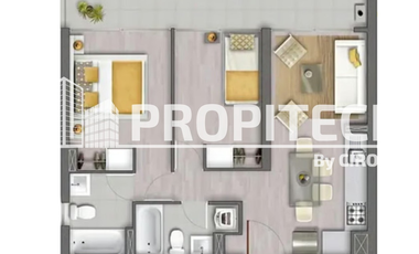 ARRIENDO DEPARTAMENTO GRANDE 2 HABITACIONES 2 BAÑOS + ESTACIONAMIENTO + BODEGA OFERTA