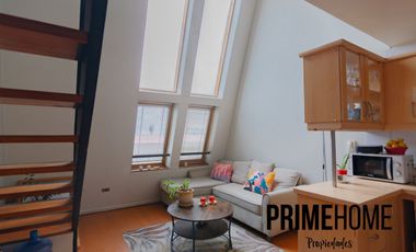 Moderno Loft - duplex a pasos del metro Manuel Montt