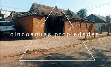Casa esquina con local comercial en Quilicura