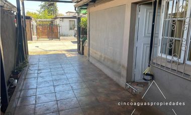 Excelente casa en sector Juanita Aguirre en Conchalí