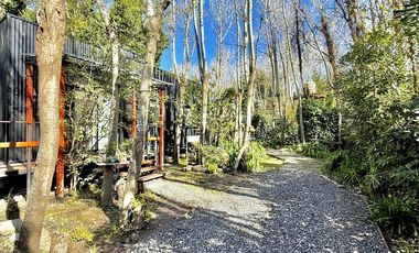 Dos casas en el bosque de Mar de Cobo