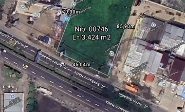 Tanah Tepi Jalan Ahmad Yani 2 Sebelum GAIA Mall