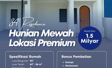 Rumah mewah lokasi dekat tol becakayu dan stasiun krl klender.