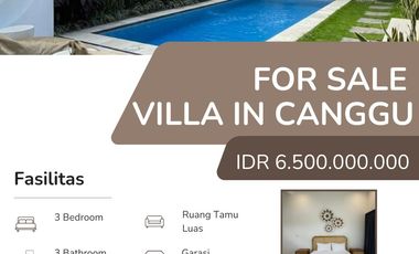 Villa lantai 1 Tumbak Bayuh-Pererenan Canggu