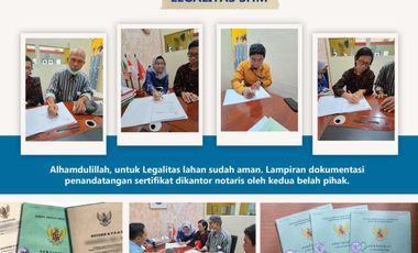 Tanah Siap Bangun Free All Legalitas Bebas Banjir, 11 menit  Mall MP