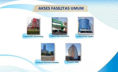 Rumah Syariah Hertasning Cicil Lansung  2 jutaan/bln selama 10 tahun