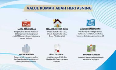 Rumah Syariah Hertasning Cicil Lansung  2 jutaan/bln selama 10 tahun