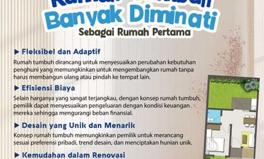 Rumah Syariah Hertasning Cicil Lansung  2 jutaan/bln selama 10 tahun