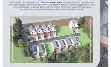 Dijual rumah harga promo SHM cluster di Cipageran view kota cimahi