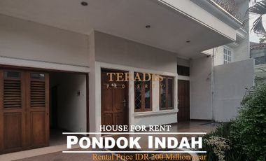 DISEWAKAN RUMAH DI KAWASAN PONDOK INDAH