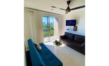 VENTA APARTAMENTO AMOBLADO CERCA A PLAYA POZOS COLORADOS