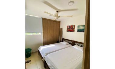 VENTA APARTAMENTO AMOBLADO CERCA A PLAYA POZOS COLORADOS