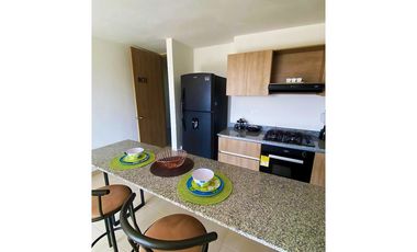 VENTA APARTAMENTO AMOBLADO CERCA A PLAYA POZOS COLORADOS