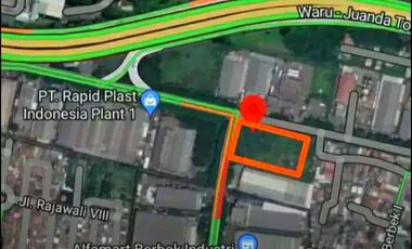 Tanah industri di brebek dekat rungkut industri surabaya, sidoarjo