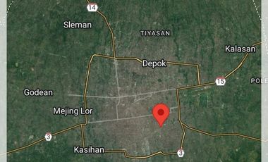 TANAH LUAS, DI UMBULHARJO SLEMAN, DEKAT GEMBIRA LOKA