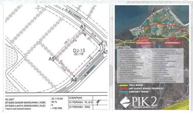 Tanah Komersial Area Bergengsi PIK 2