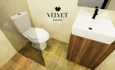 Rumah 2 Lantai, 3KT, 2KM Free Biaya2 Di Velvet Juanda, Damarsih, SDA