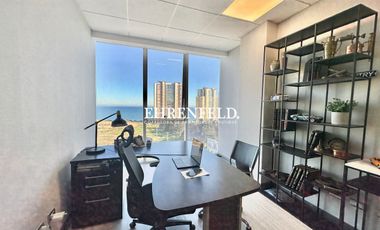 Boulevard Montemar. Av. Concón Reñaca. Oficina con vista al mar.