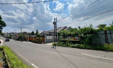 DIJUAL TANAH 380 M2 KENTEN JL SAPTA MARGA PALEMBANG MURAH BEBAS BANJIR