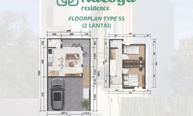 Rumah 2 Lantai Gaya Minimalis lok Strategis bandung, Adesya residence