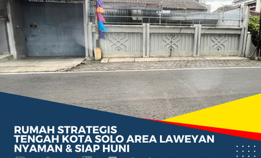 Rumah Luas dan Nyaman di Kawasan Strategis Laweyan Solo