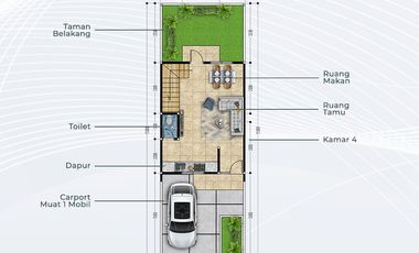 RUMAH 2 LANTAI DI SAMPING POLDA MAKASSAR