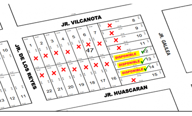 00666-REMATO TERRENO URBANO-URB. LOS PORTALES DE UCAYALI - A T 800 M2