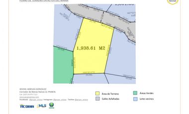 Se vende Terreno con Hermosas Vistas en Zona Alta - Altos del Maria