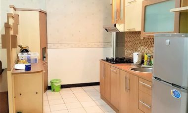 Disewakan Tahunan/Bulanan Townhouse Mediterania Garden Residences 1-Lantai Ground langsung taman + Pool 2 ha